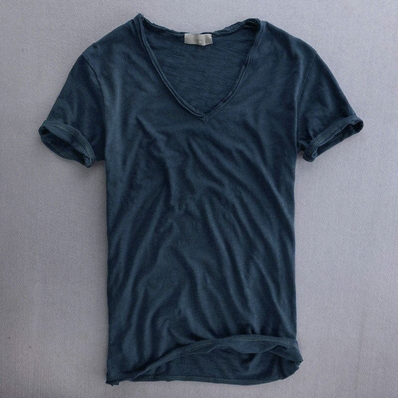 Urban Pulse Cotton V-neck T-shirt