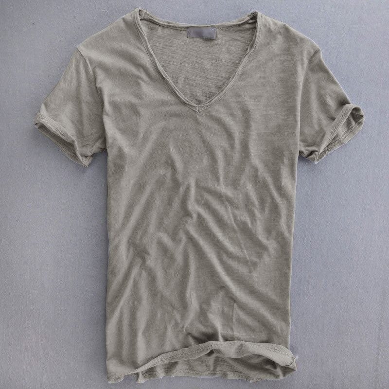 Urban Pulse Cotton V-neck T-shirt