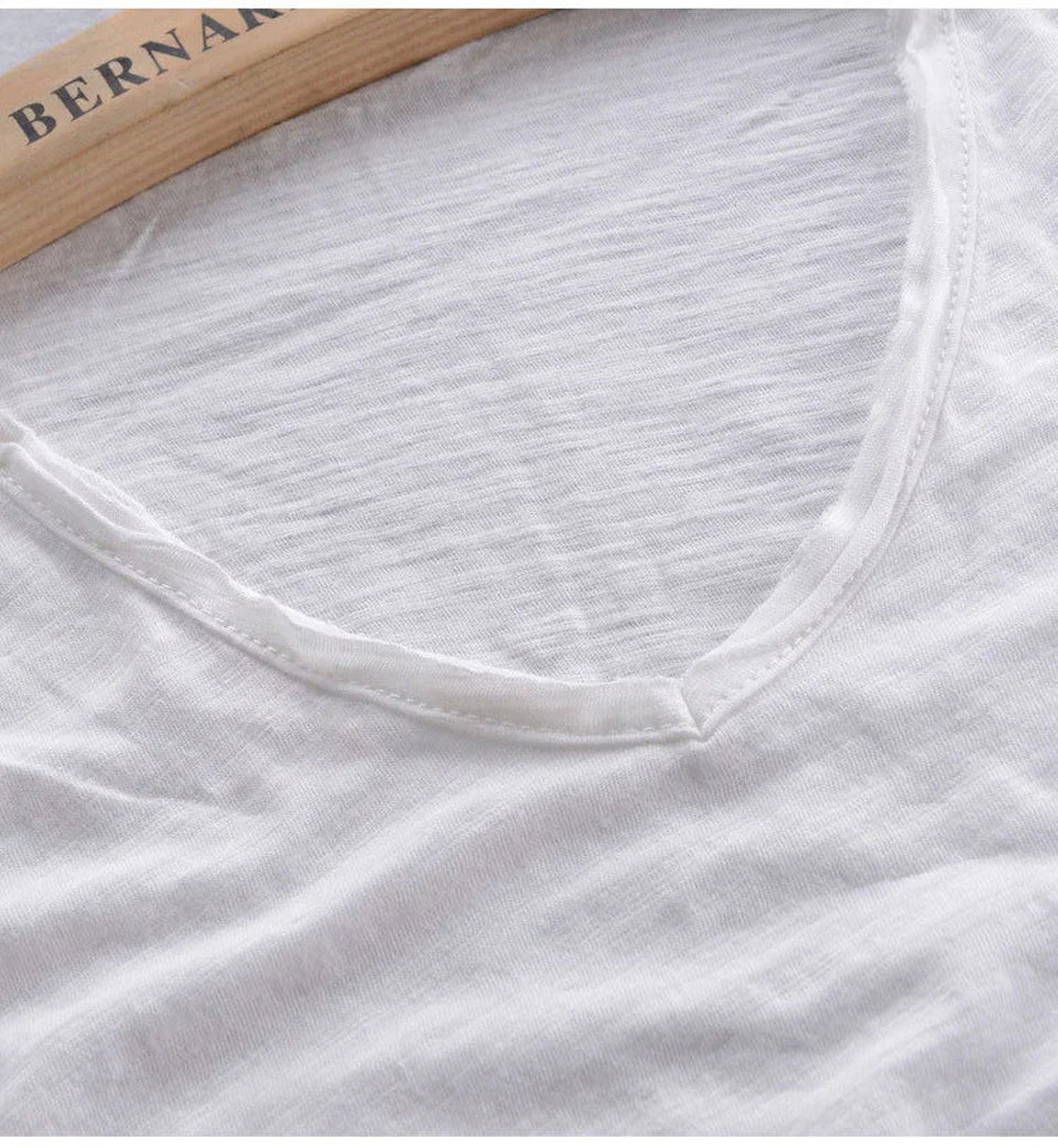 Urban Pulse Cotton V-neck T-shirt