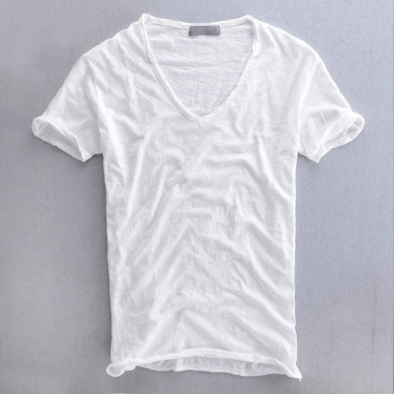 Urban Pulse Cotton V-neck T-shirt