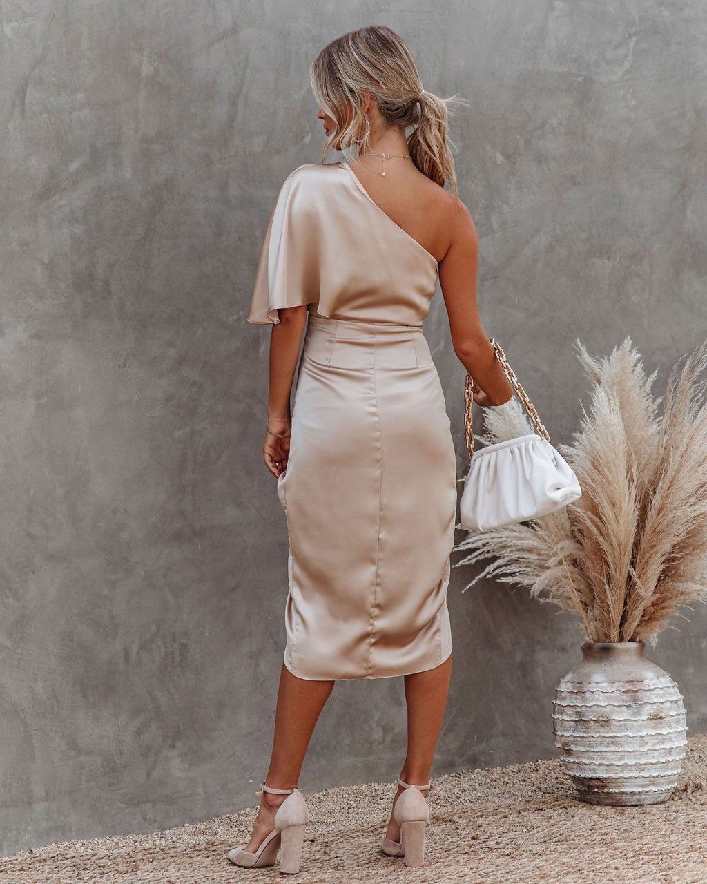 Rosalie - Chic Satin Dress