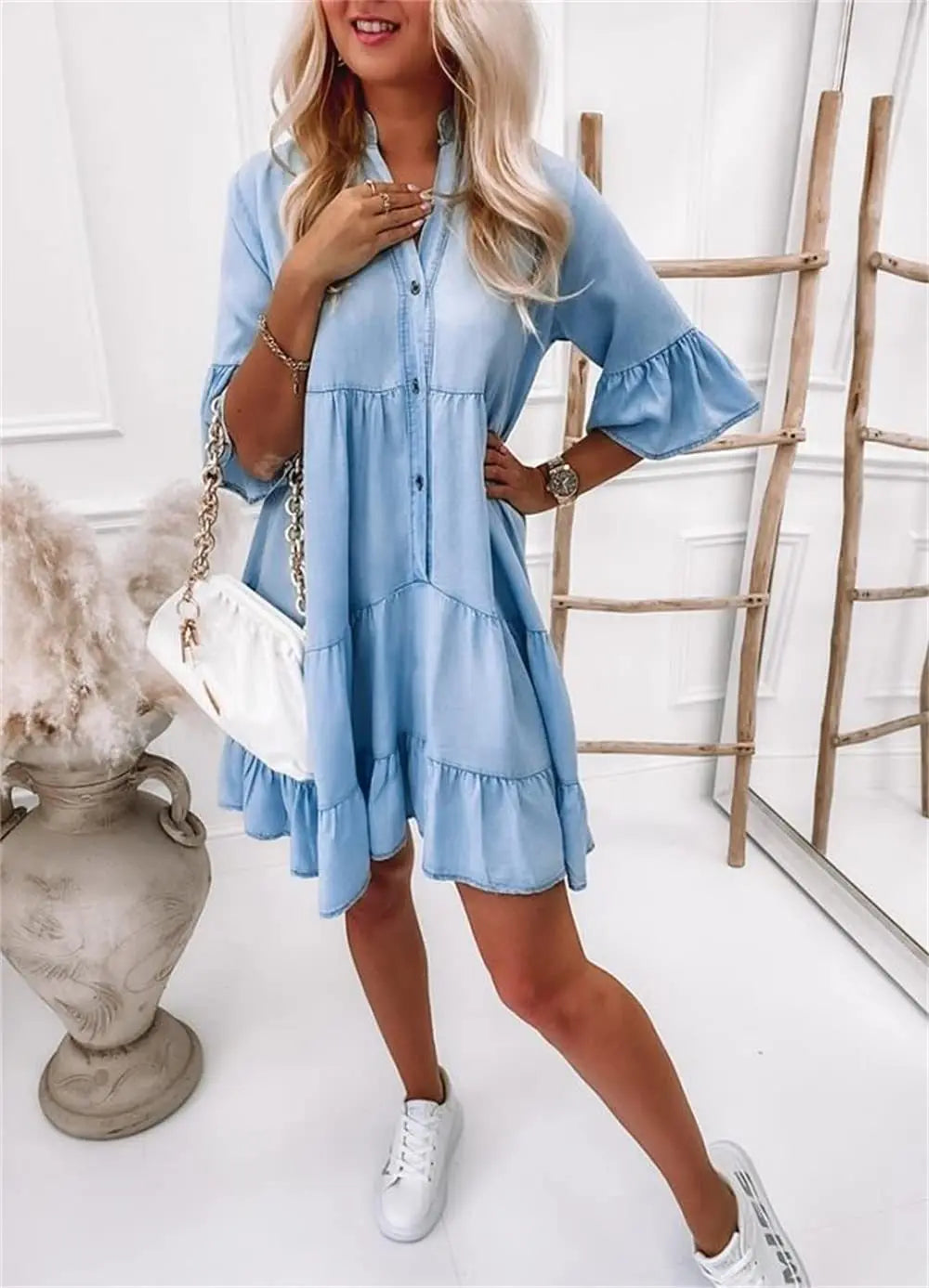 FRANZISKA I SUMMER STAPLE DENIM DRESS