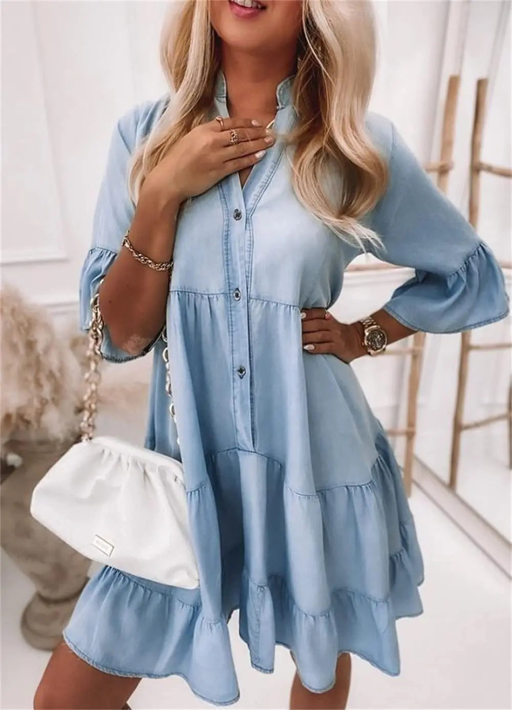 FRANZISKA I SUMMER STAPLE DENIM DRESS