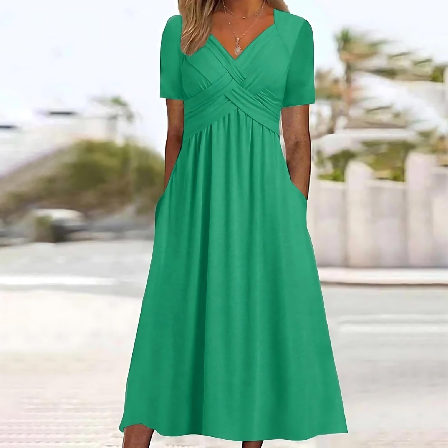 Nova Elegant Midi Dress