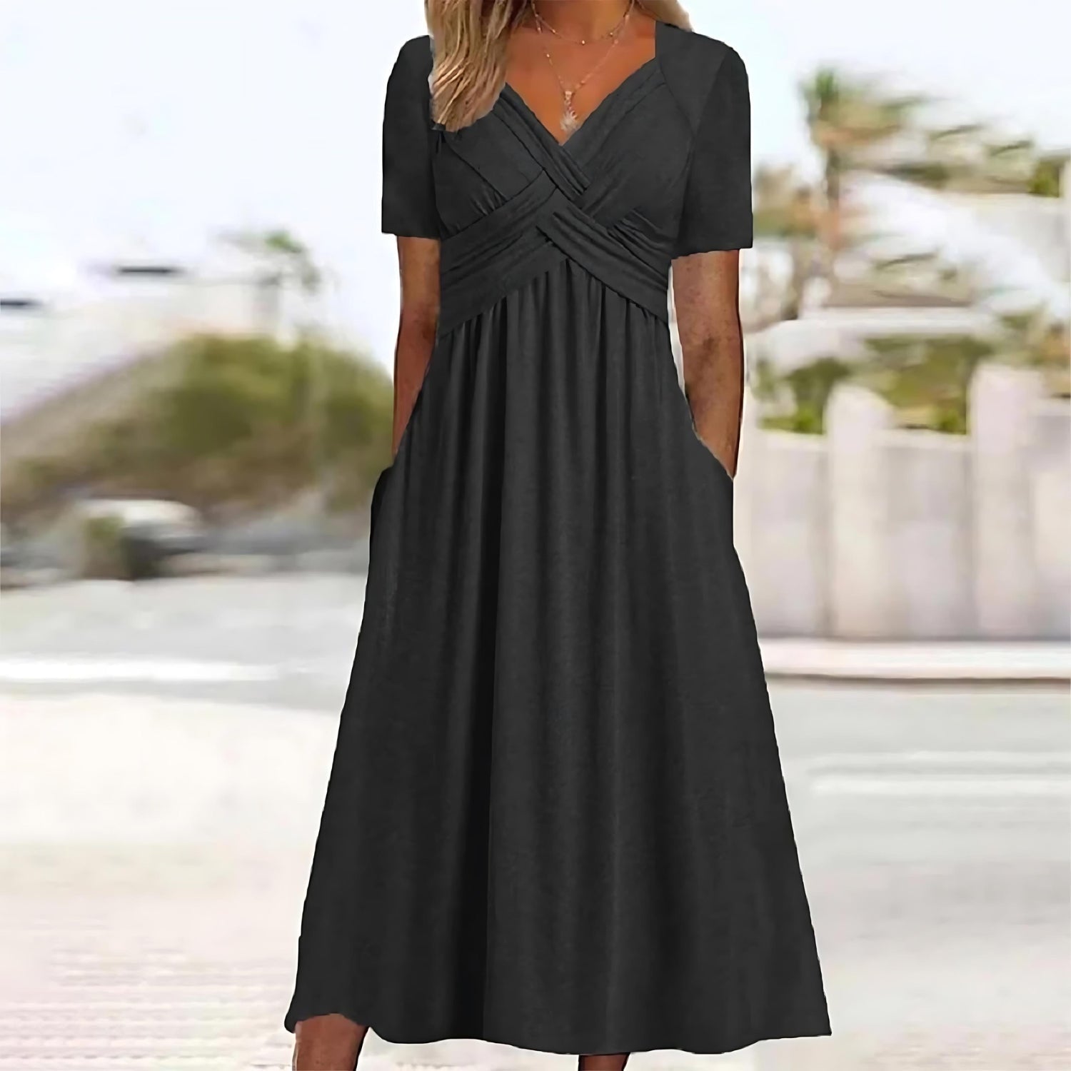 Nova Elegant Midi Dress