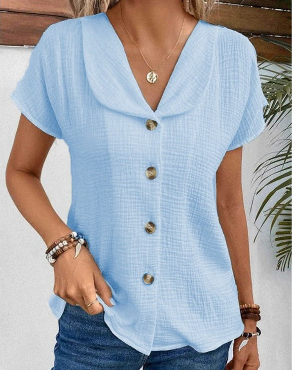 DEBBY - ELEGANT WRAP BLOUSE Normal price