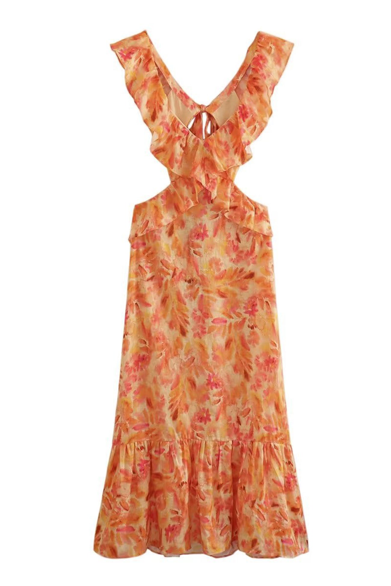 Daisy - Floral Ruffle Dress